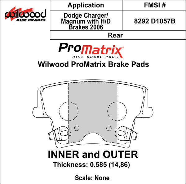 Pad Set, Promatrix, D1057B